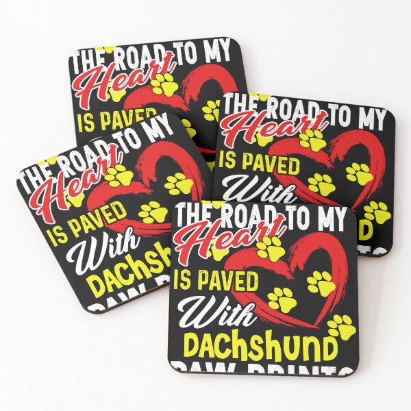 Item preview, The Road To My Heart Is Paved With Dachshund designed and sold by UnknownArtistt.