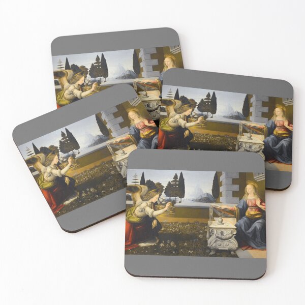 Item preview, Annunciation by Leonardo Da Vinci Classic designed and sold by Ronaldbak.