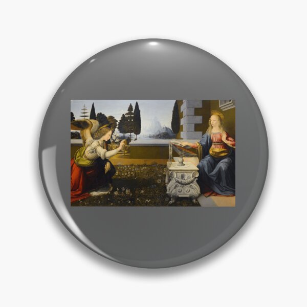 Item preview, Annunciation by Leonardo Da Vinci Classic designed and sold by Ronaldbak.
