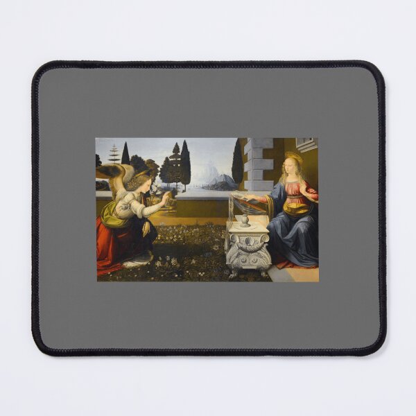 Item preview, Annunciation by Leonardo Da Vinci Classic designed and sold by Ronaldbak.