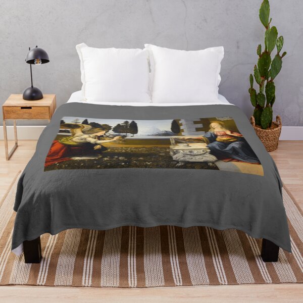 Item preview, Annunciation by Leonardo Da Vinci Classic designed and sold by Ronaldbak.