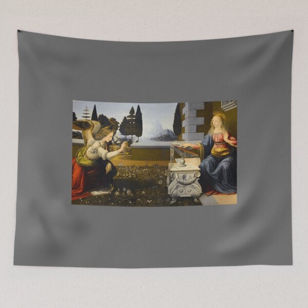 Item preview, Annunciation by Leonardo Da Vinci Classic designed and sold by Ronaldbak.