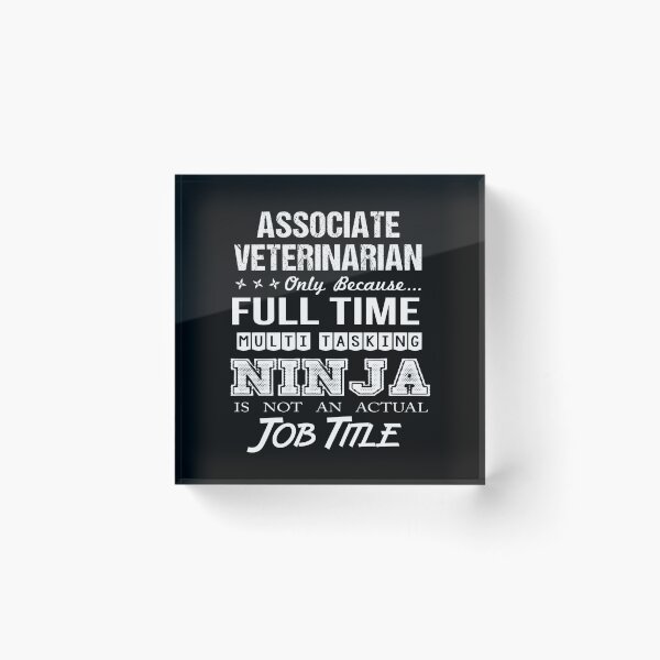 Item preview, Associate Veterinarian T Shirt - Multitasking Ninja Job Gift Item Tee designed and sold by watkinsmat.