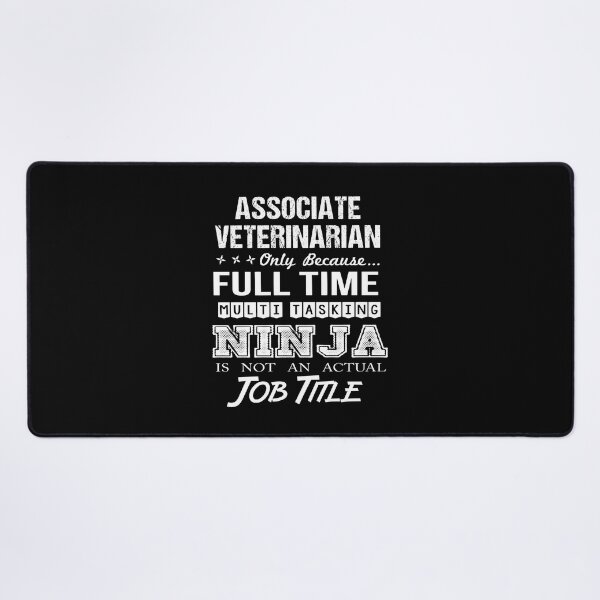 Item preview, Associate Veterinarian T Shirt - Multitasking Ninja Job Gift Item Tee designed and sold by watkinsmat.