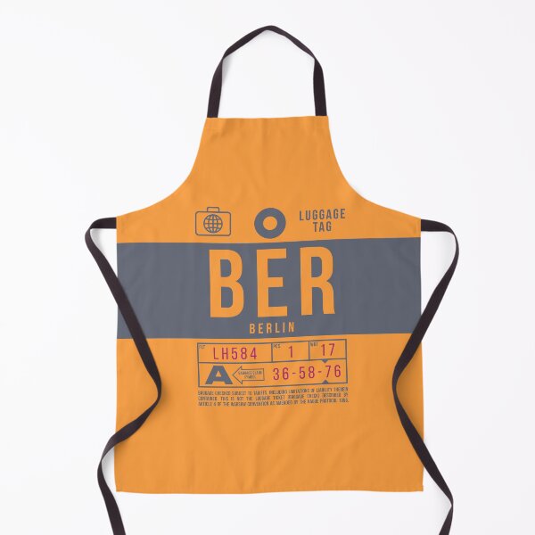 Artikelvorschau, Luggage Tag B - BER Berlin Germany entworfen und verkauft von VoodooCircus.