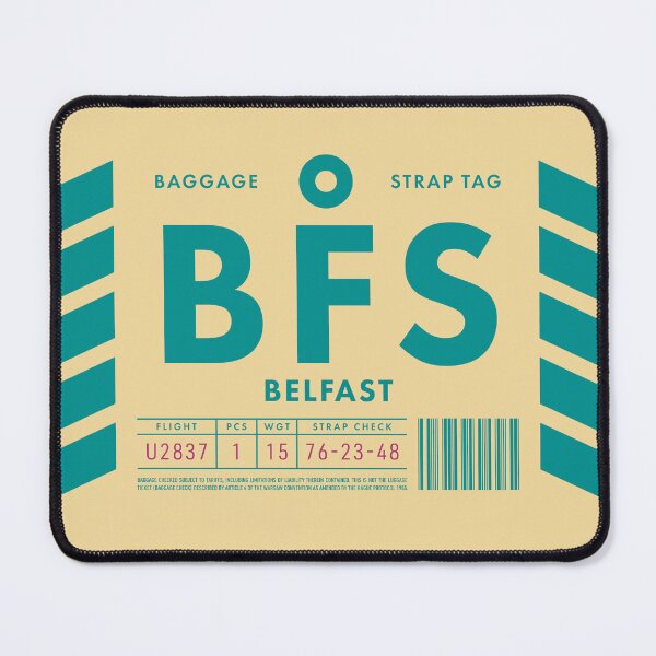 Item preview, Luggage Tag D - BFS Belfast Northern Ireland designed and sold by VoodooCircus.