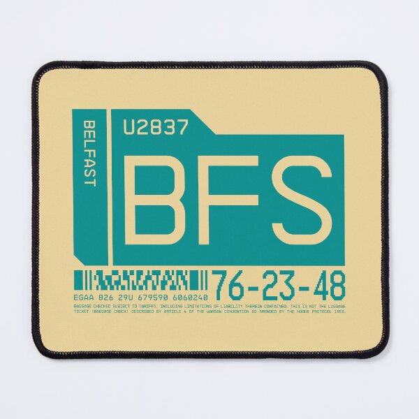 Item preview, Luggage Tag C - BFS Belfast Northern Ireland designed and sold by VoodooCircus.