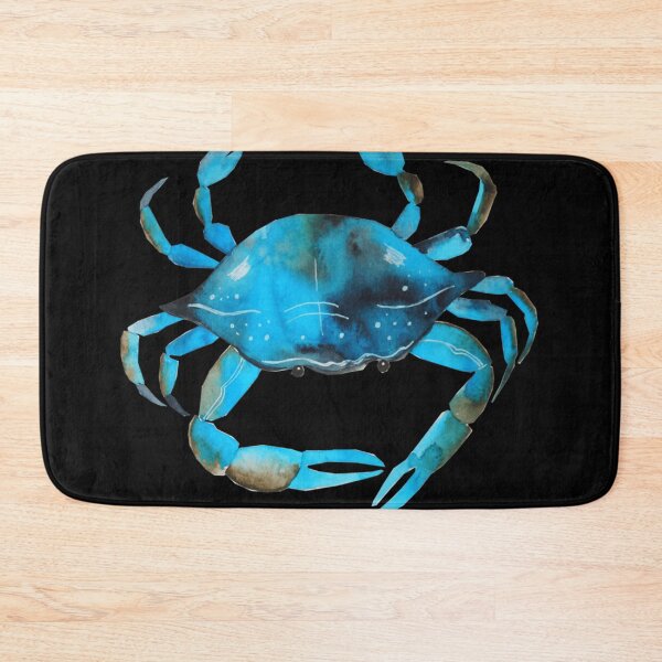 Aperçu de l'œuvre Crab Watercolor, Blue Crab Graphic Essential créée et vendue par polletparter.