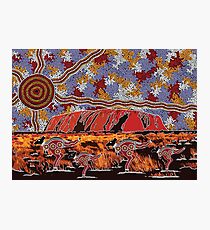 Uluru | Ayers Rock - Authentic Aboriginal Arts Photographic Print