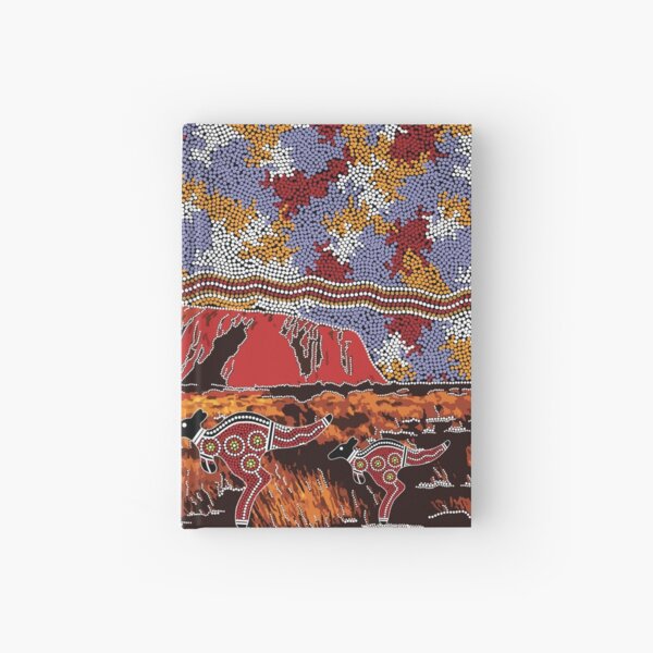 Uluru | Ayers Rock - Authentische eingeborene Künste Notizbuch