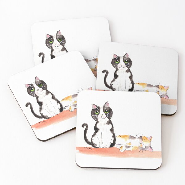 Item preview, Two Cute Kitties designed and sold by Mahli's  Artful Whimsy.