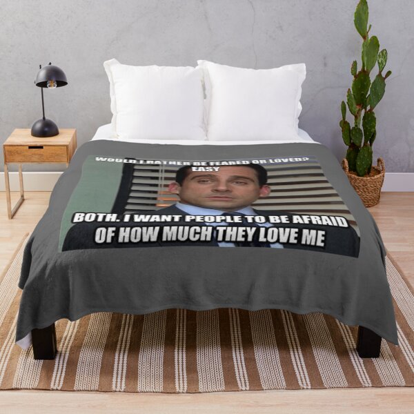 Item preview, Michael Scott Would I Rather Be Feared or Loved Easy Both meme designed and sold by KevinRya.