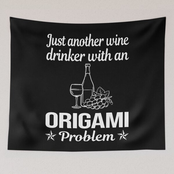 Item preview, Wine Drinker Origami designed and sold by zuehloxerxk.