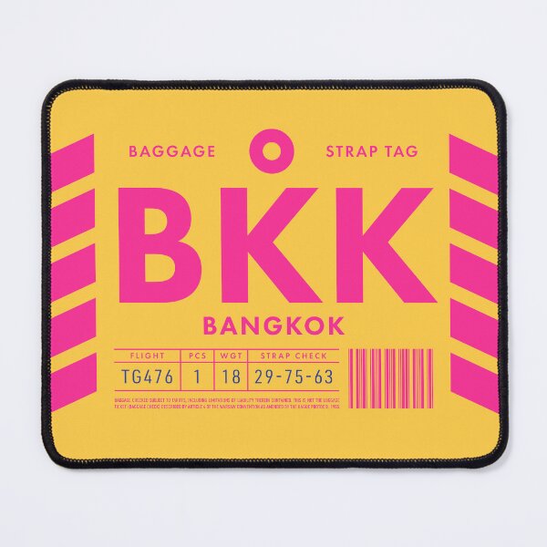 Item preview, Luggage Tag D - BKK Bangkok Thailand designed and sold by VoodooCircus.