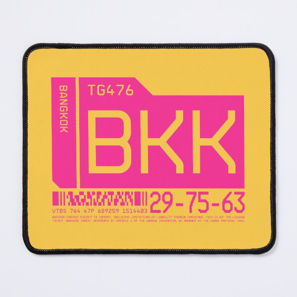 Item preview, Luggage Tag C - BKK Bankok Thailand designed and sold by VoodooCircus.