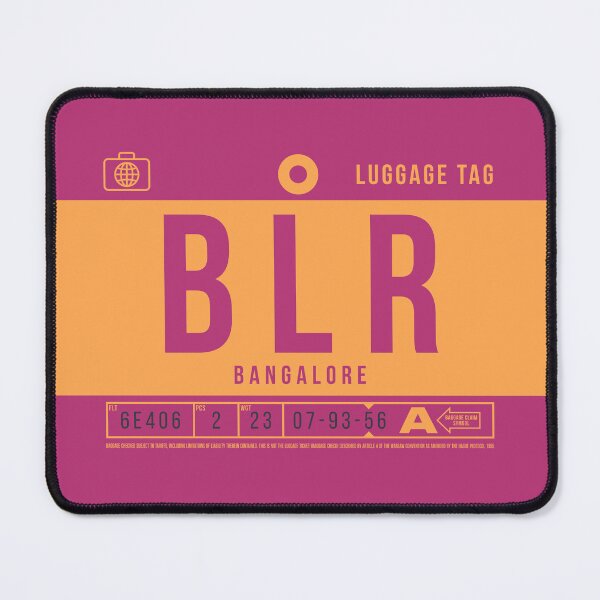 Item preview, Luggage Tag B - BLR Bangalore India designed and sold by VoodooCircus.