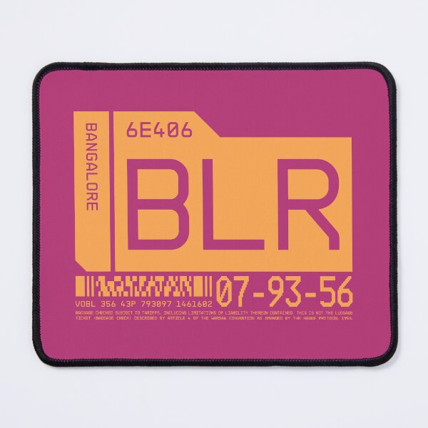 Item preview, Luggage Tag C - BLR Bangalore India designed and sold by VoodooCircus.