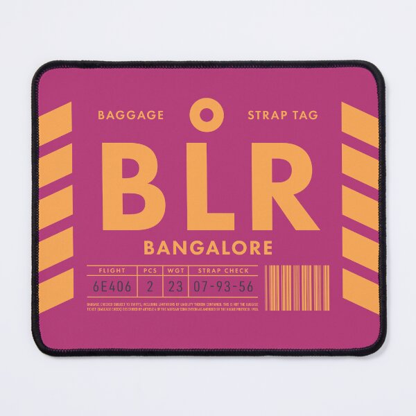 Item preview, Luggage Tag D - BLR Bangalore India designed and sold by VoodooCircus.
