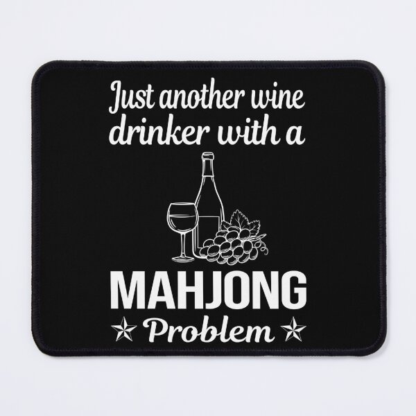 Item preview, Wine Drinker Mahjong Majong Mah Jong Mah Jongg designed and sold by zuehloxerxk.