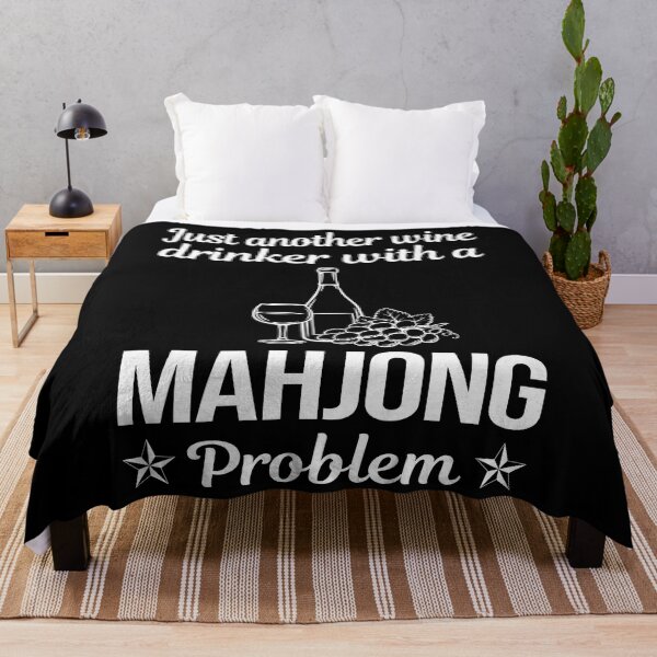 Item preview, Wine Drinker Mahjong Majong Mah Jong Mah Jongg designed and sold by zuehloxerxk.