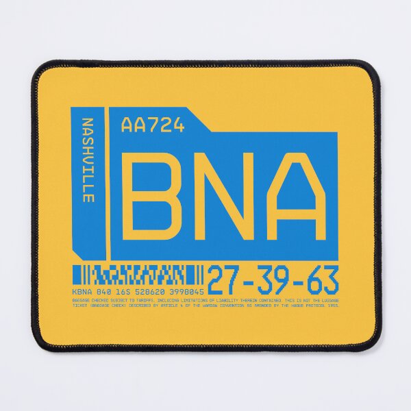 Item preview, Luggage Tag C - BNA Nashville USA designed and sold by VoodooCircus.
