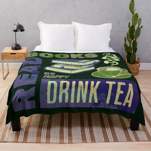 Item preview, Read Books, Drink Tea, Be Happy Life Inspiration Quote designed and sold by CRHPOD20.