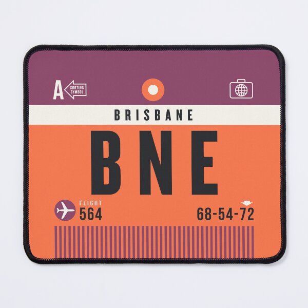 Item preview, Luggage Tag A - BNE Brisbane Australia designed and sold by VoodooCircus.