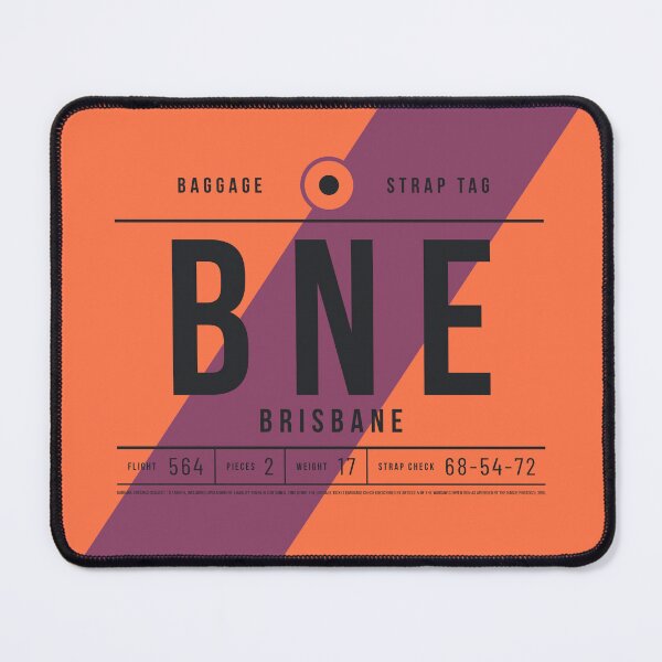 Item preview, Luggage Tag E - BNE Brisbane Australia designed and sold by VoodooCircus.