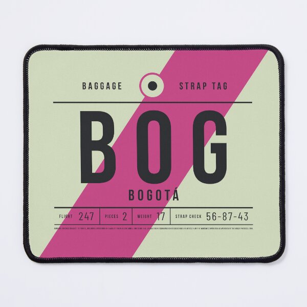 Item preview, Luggage Tag E - BOG Bogota Colombia designed and sold by VoodooCircus.