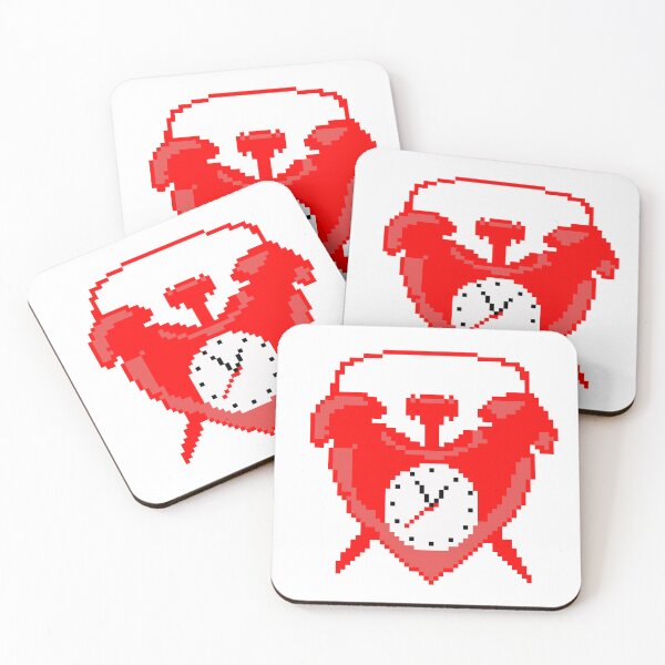Artikelvorschau, Copy of cryptopunk cheerful red alarm clock, NFT art entworfen und verkauft von vilma3000.