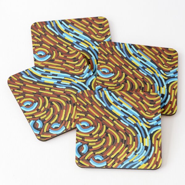 Item preview, Authentic Aboriginal Art - The River  designed and sold by HogarthArts.
