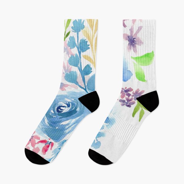 Item preview, Blue Flowers in Watercolor Painting designed and sold by MyArt23.