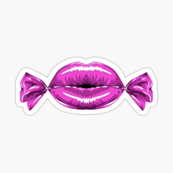 Mean Mug Candy Lips Candy Sweet Hustler Boss Grill Gold Teeth Mouth Red Lips 1410