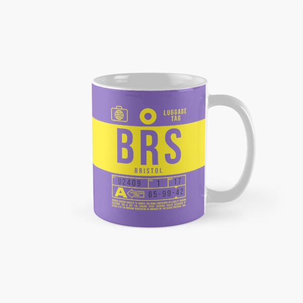 Item preview, Etiqueta de equipaje B - BRS Bristol Inglaterra Reino Unido designed and sold by VoodooCircus.
