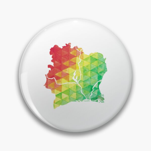 Item preview, Côte d'Ivoire Map Sticker designed and sold by SharlaPaints.