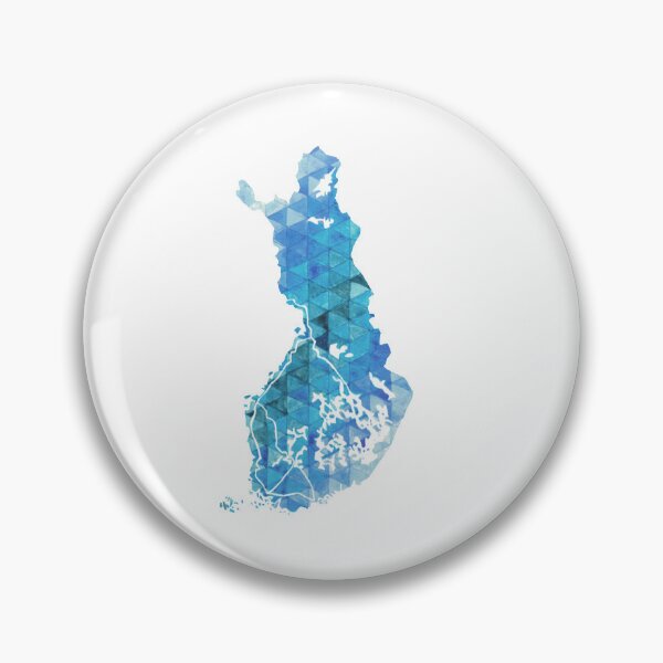 Item preview, Finland Map Sticker designed and sold by SharlaPaints.