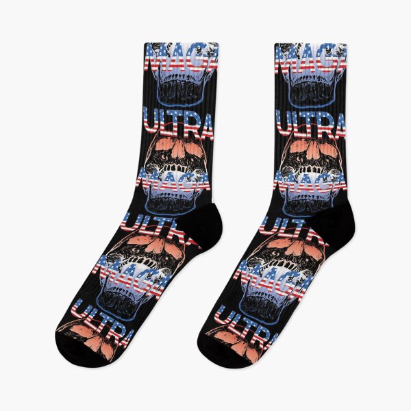 Item preview, ULTRA MAGA 3 Red White & Blue Skull-Republican Politics designed and sold by 69Designs-MP.