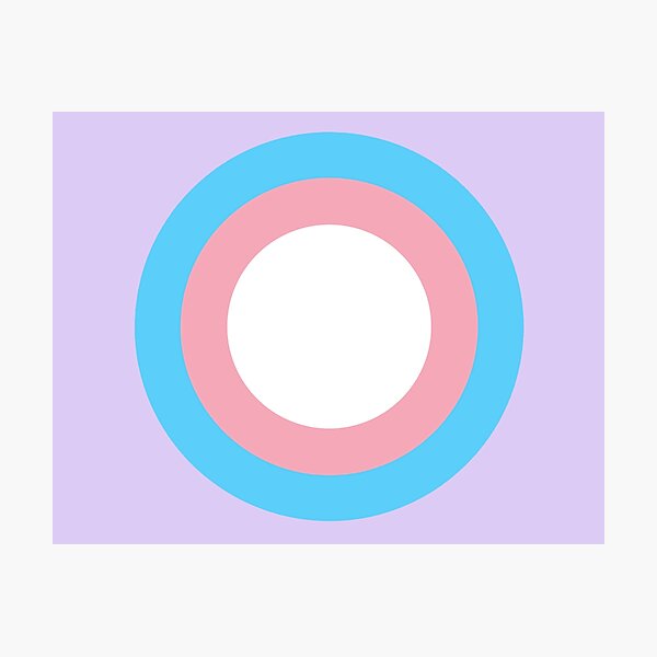 Item preview, Trans Pride Flag Circle designed and sold by kiippers.
