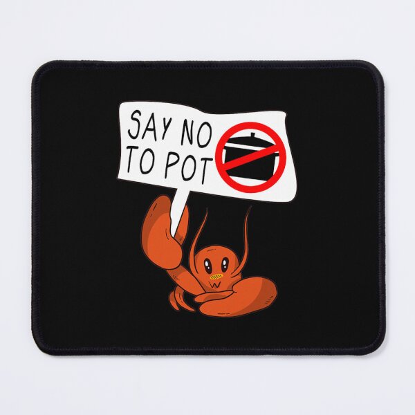 Item preview, Cute Funny Vegan Crab Saying Say No To Pot Crawfish Active designed and sold by polletparter.