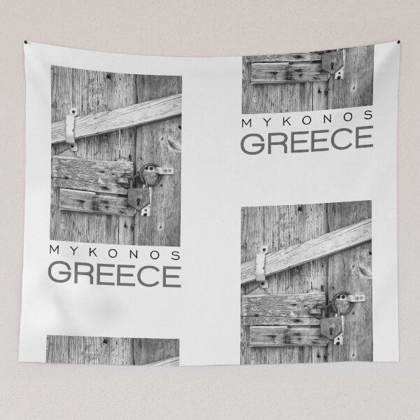 Item preview, Mykonos Greece Poster No.1 designed and sold by angelisart.