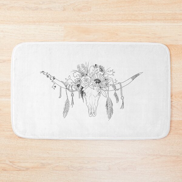 Item preview, Longhorn Skull Flower Crown  designed and sold by Hallie Odom.