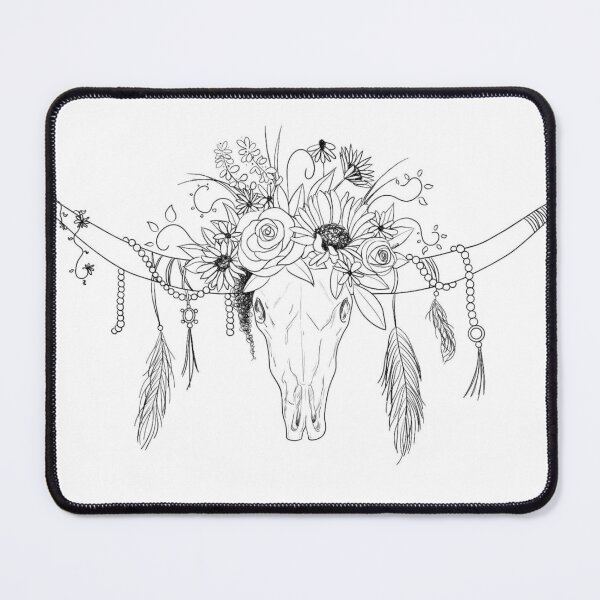 Item preview, Longhorn Skull Flower Crown  designed and sold by Hallie Odom.