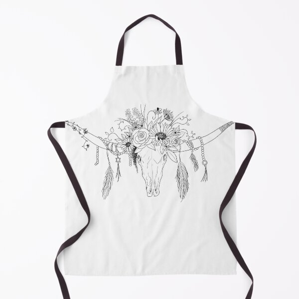 Item preview, Longhorn Skull Flower Crown designed and sold by Hallie Odom.