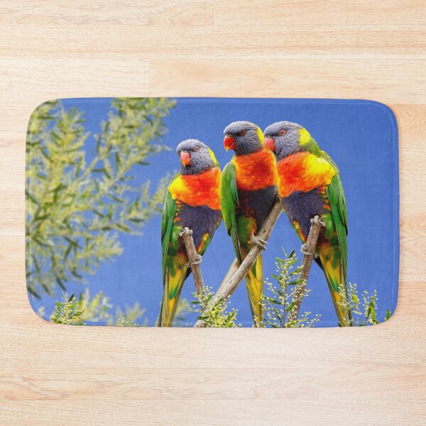 Item preview, Rainbow Lorikeet Love, Australian Birds, Bright and Colorful Birds with personality and sparkle designed and sold by Orianah.