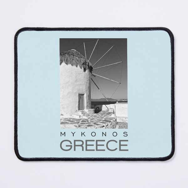 Item preview, Mykonos Greece Poster No.3 designed and sold by angelisart.