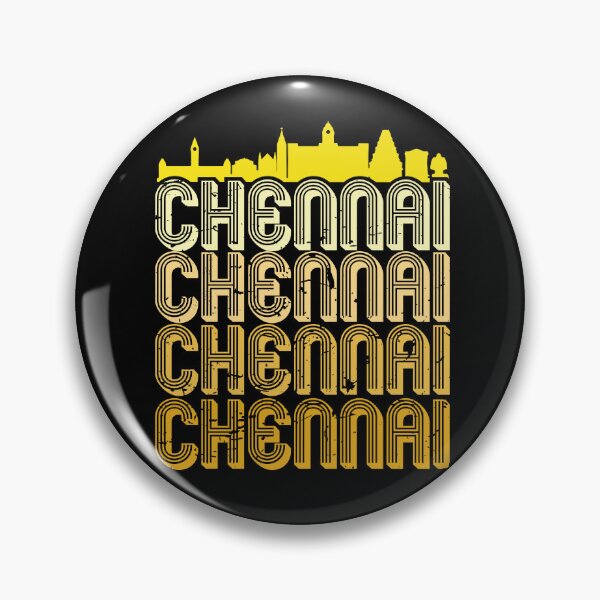 Item preview, Madras Chennai Yellow Vintage Tamil Design designed and sold by alltheprints.