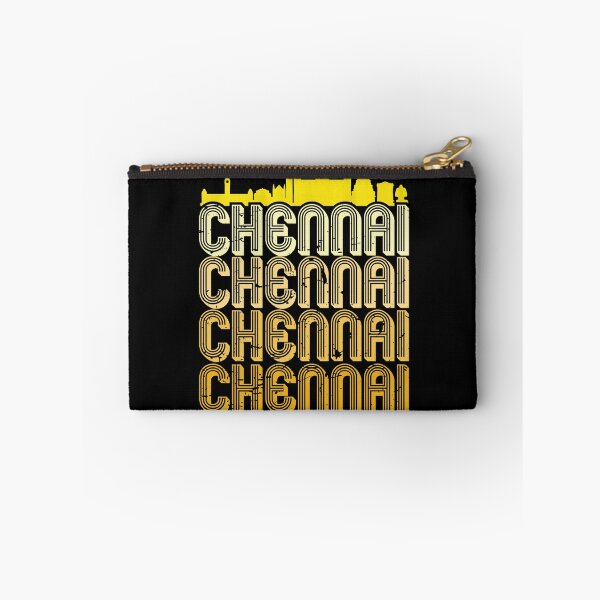 Item preview, Madras Chennai Yellow Vintage Tamil Design designed and sold by alltheprints.