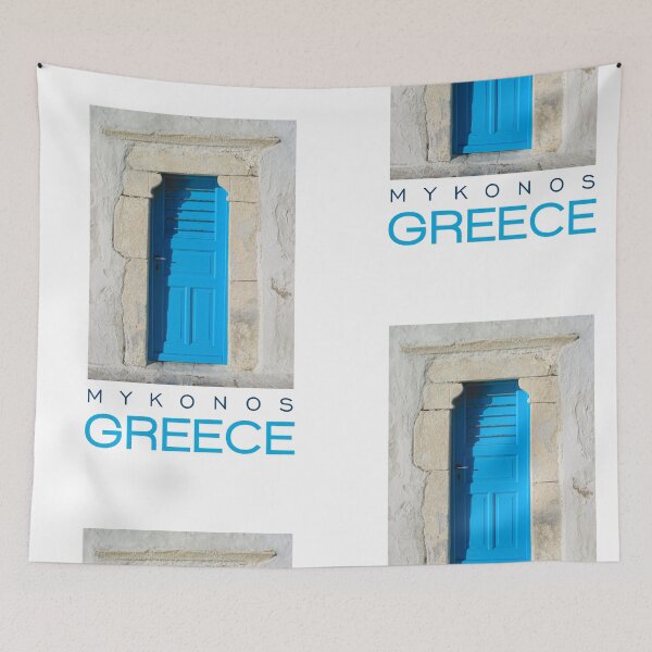 Item preview, Mykonos Greece Poster No.4 designed and sold by angelisart.