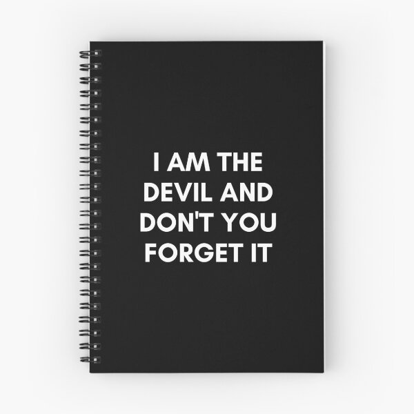 Item preview, I am the devil designed and sold by Spiffle.