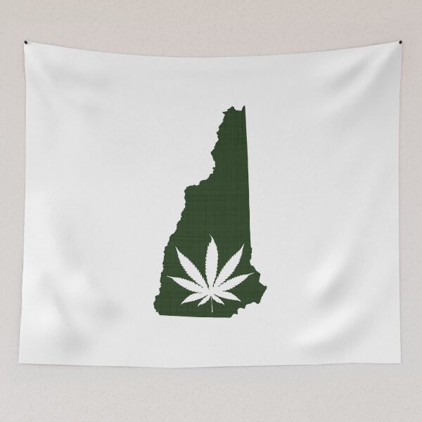 Item preview, Marijuana Leaf New Hampshire designed and sold by surgedesigns.